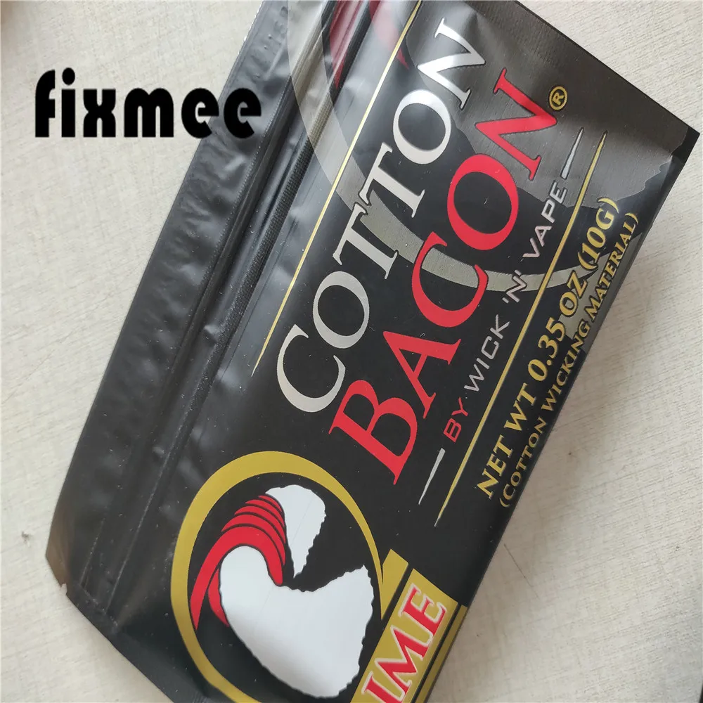 Fixmee хлопок бекон вейп Золотая версия для RDA RTA RBA атомайзер аксессуары электронные