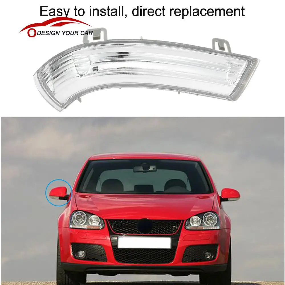 Автостайлинг правое боковое крыло зеркало индикатор поворота лампа для VW MK5 Golf