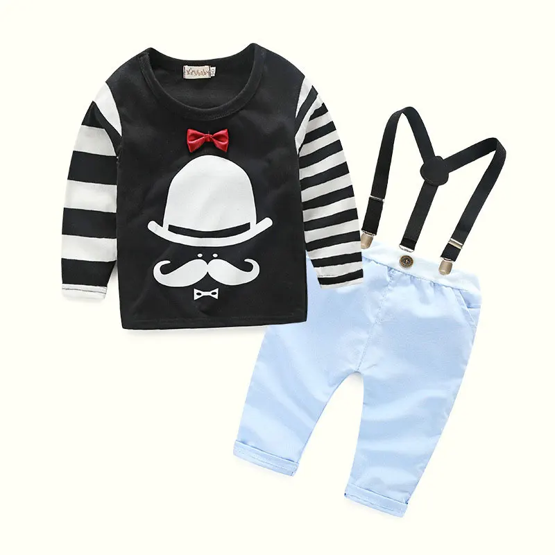 Детские комплекты одежды для мальчиков 2018 осенние маленьких с мультяшным