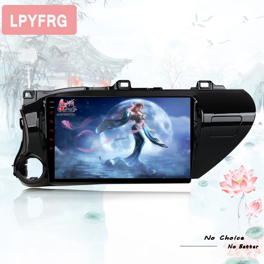 Автомобильный dvd плеер 6G + 10 0 GROM на Android 128 для Toyota Hilux 2016 2017 2018 2019 2 Din 1280*720 gps