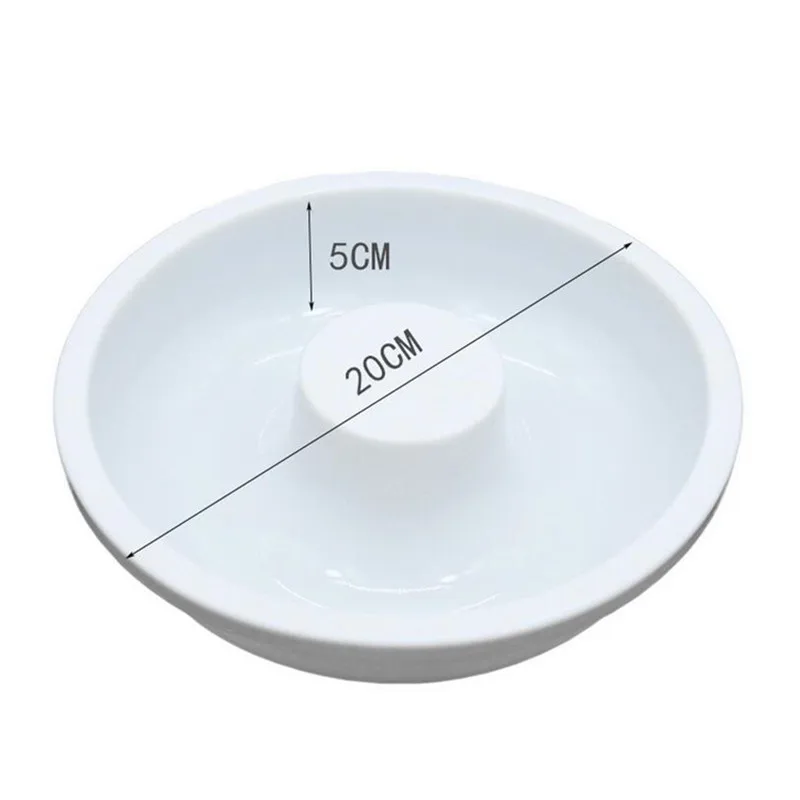 1 шт. белая силиконовая форма для пончиков пирожных мусса коричневого шифона