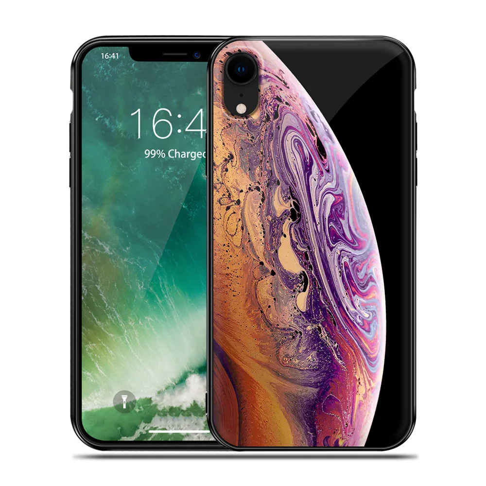 NYFundas для iphone XS MAX XR X 10 чехол силиконовый Звездный космический блестящий задняя