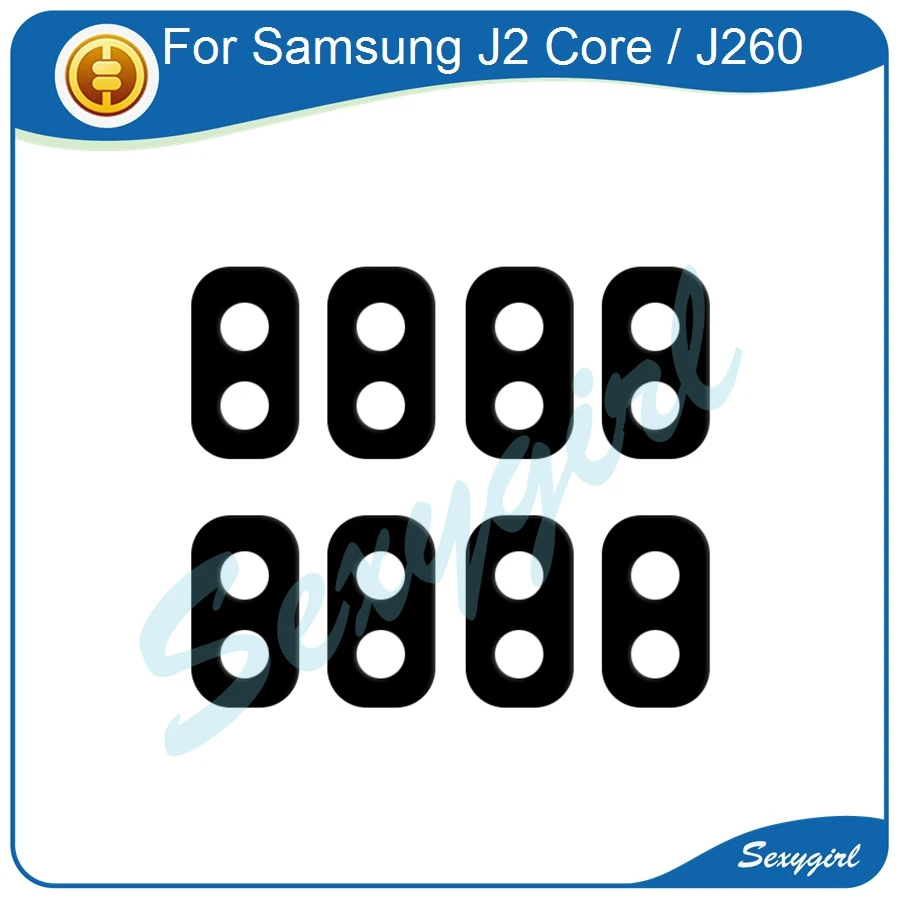 Для Samsung Galaxy J2 Core J260 стеклянная крышка объектива задний тыловой объектив камеры с