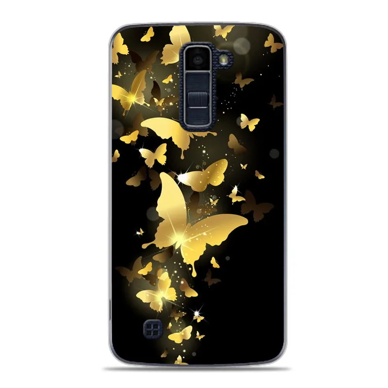 Geruide Мягкий силиконовый чехол для LG K10 K 10 чехол, мультфильм живопись мягкая ТПУ Телефон обложка чехол для LGK10 чехол для телефона чехол