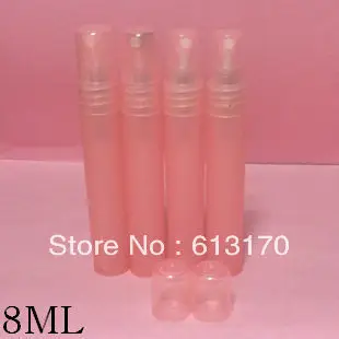 

8ml perfume bottles 8ml Empty plastic spray bottle, Mini Parfum sub-bottling, Sample Vials Pink Color free shipping