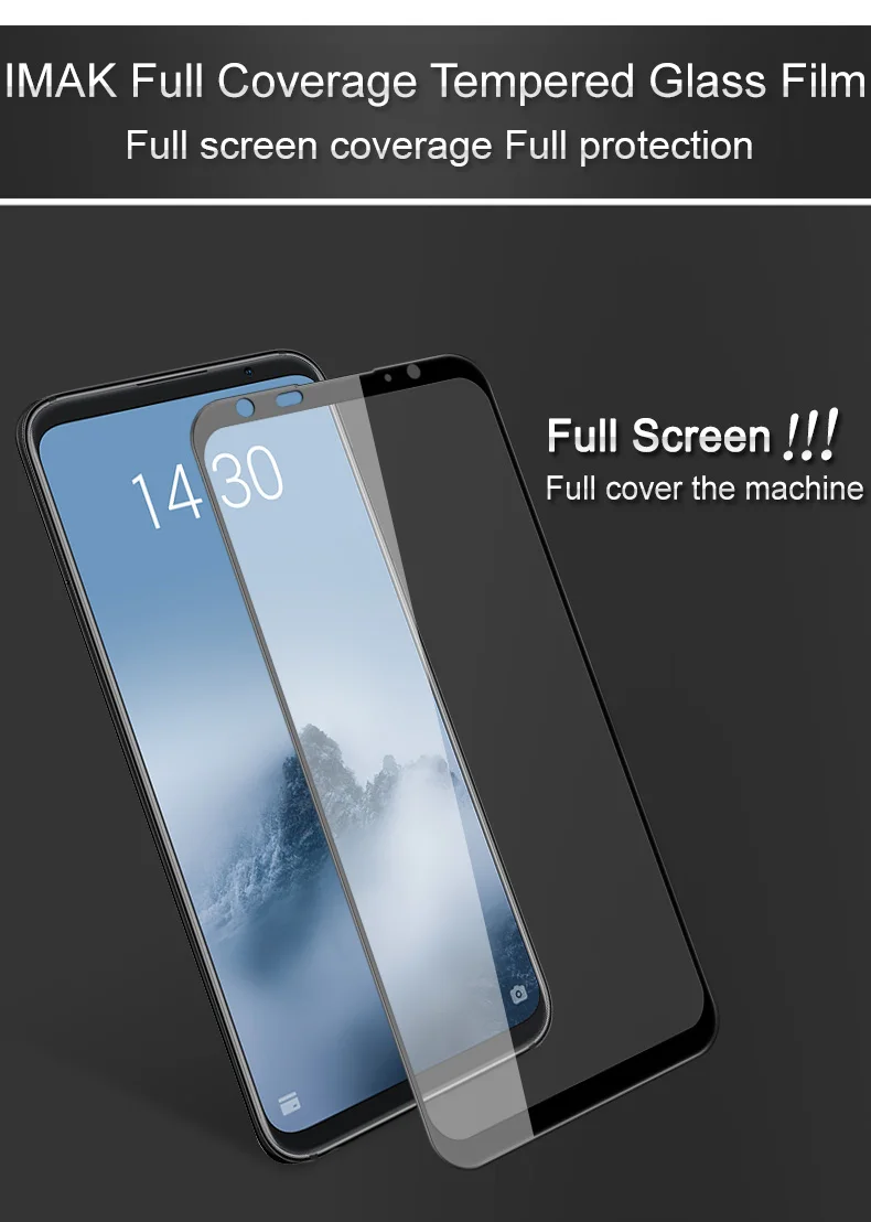 IMAK полный охват Экран для MEIZU 16TH закаленное Стекло Meizu 16th плюс Экран защитная пленка 9H для защиты экрана для Meizu 16 Ом Стекло