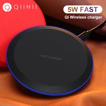 QIIHII Qi Беспроводное зарядное устройство для iphone X XS XR 8 Plus 5 Вт