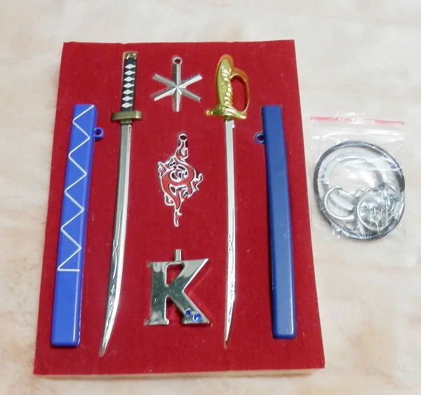 Японское аниме Проект K Исана Яширо ятогами Куро Неко цепочки для ключей