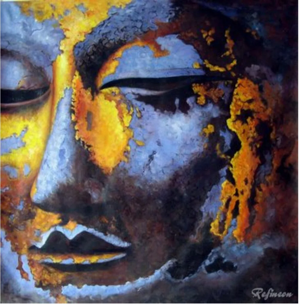 

Buddha Caturiddhipada Oil Painting repro
