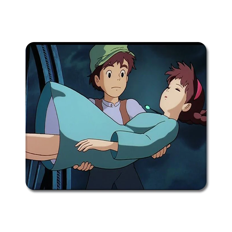 Hayao Miyazaki аниме Howl's Moving Castle натуральный резиновый коврик для мыши Коврик