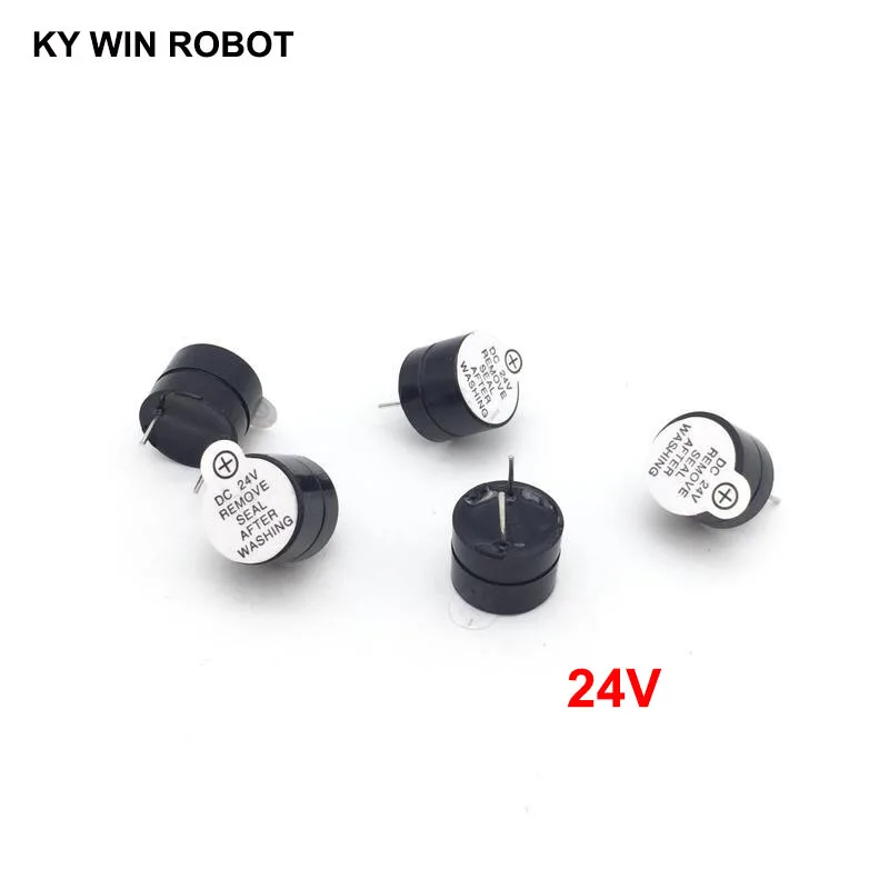 

[ electronic diy kit ] 24V active buzzer Electromagnetic (SOT plastic tube length acoustic )(5 pieces)