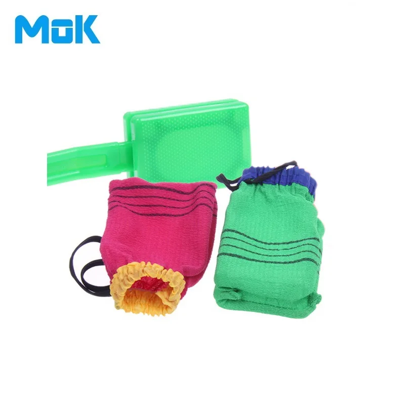 Съемная нейлоновая сетчатая щетка из микрофибры для ванной пластиковая длинная