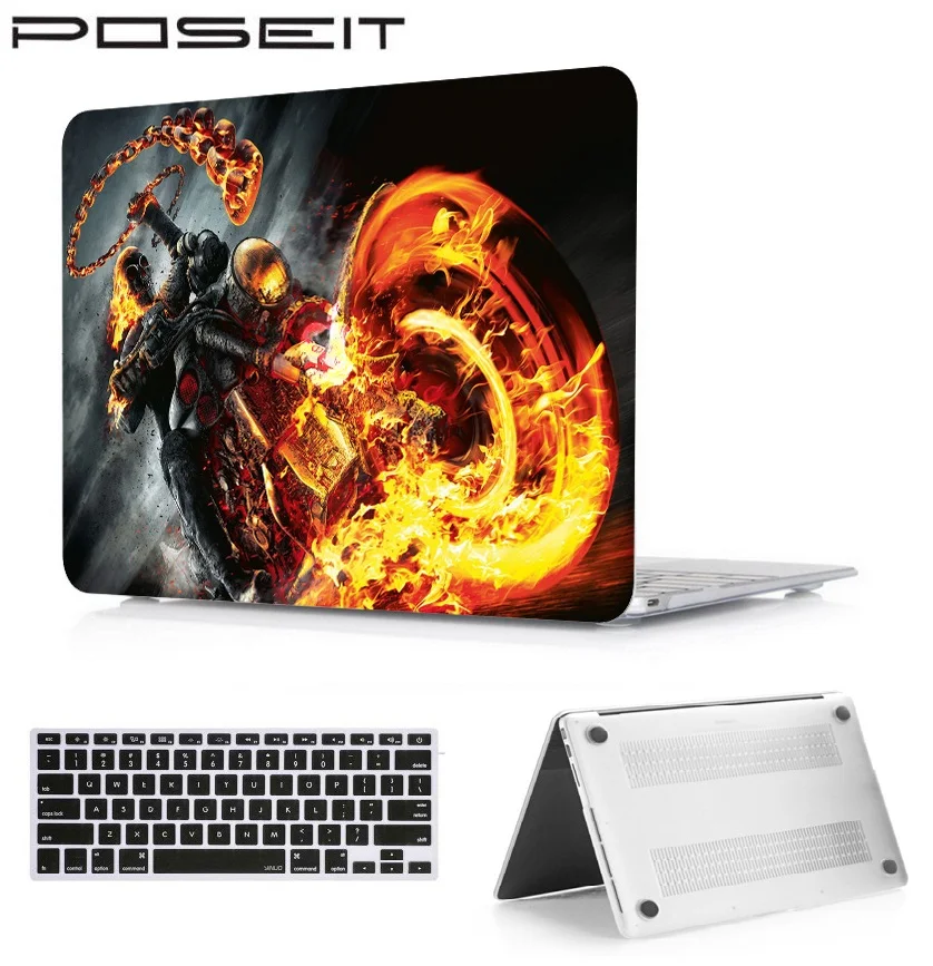 Матовый Жесткий кристаллический чехол PT для Apple Macbook Air Pro Retina Touch Bar 11 12 13 15 ноутбука