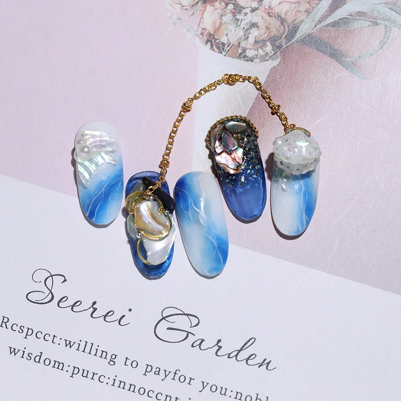 19 Colors Shell Nail Decoration Multi Style Irregular 3D Art Mixed Size Jewelry Rhinestone For Nails | Красота и здоровье