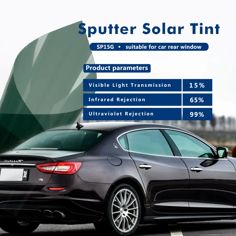 Распыляющая Светоотражающая металлизированная оконная пленка для солнечное