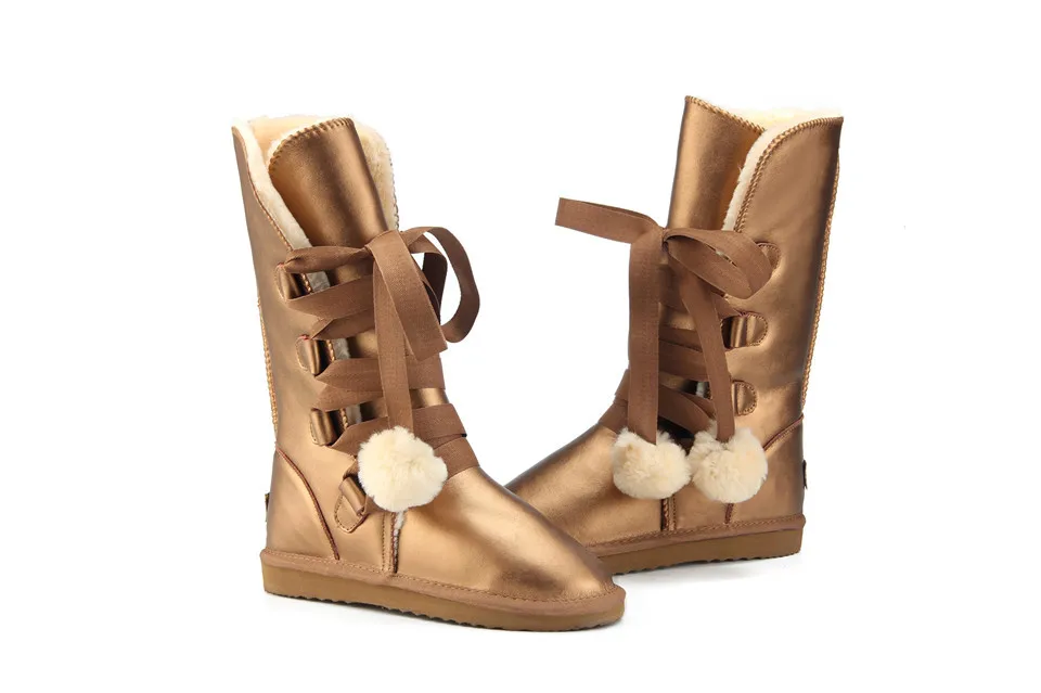 HABUCKN/классические женские зимние сапоги, кожаная зимняя обувь, bota feminina botas mujer zapatos, женские непромокаемые зимние сапоги