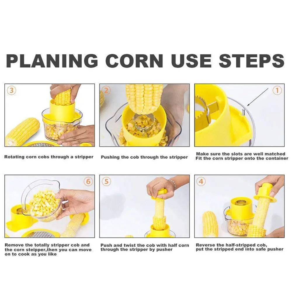 Многофункциональный инструмент для зачистки кукурузы 4 в 1 | Дом и сад