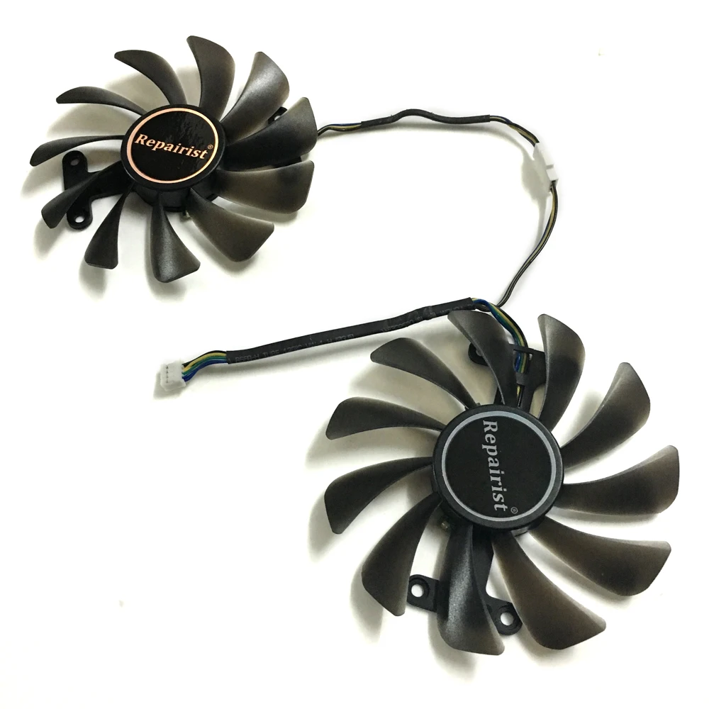 2 шт./компл. GTX1070 GPU радиатор видеокарты вентилятор для ZOTAC GeForce GTX 1070 AMP Edition Графика