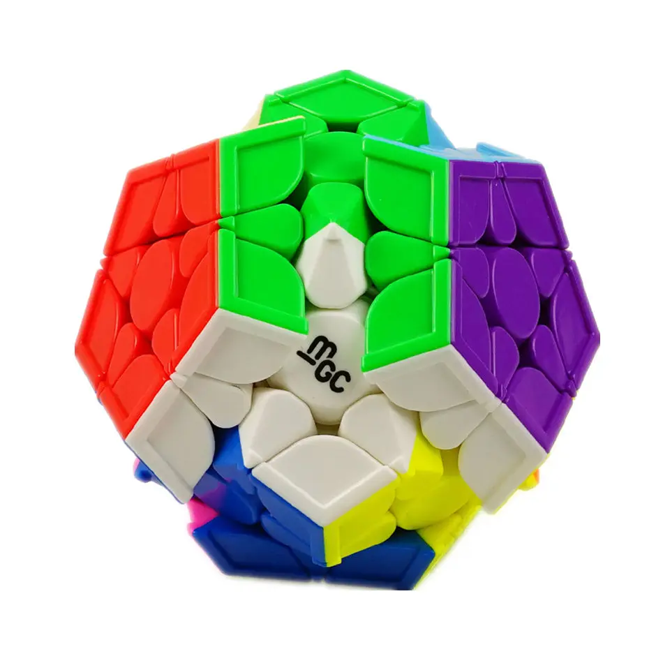 YJ MGC 3x3 кубик рубика Кубик Megaminx Магнитный магический куб 3 слоя Stickerless speed пазл