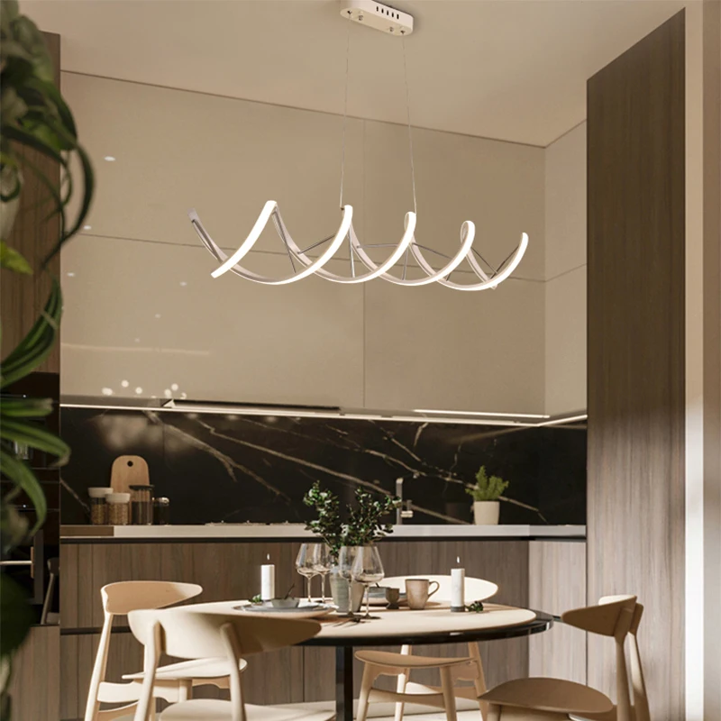 Современный светодиодный подвесной светильник Chandelierrec для гостиной столовой