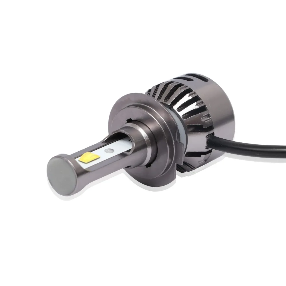 Aslent Новый H7 светодиодный объектив 55 Вт/лампа 20000LM 6500 LED Canbus Error Free H4 H11 H8 H1 HB3 9005 HB4 9006