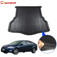 cawanerl car boot tray liner trunk mat tail floor luggage cargo mud kick carpet pad for ford mondeo fusion 2013 2018