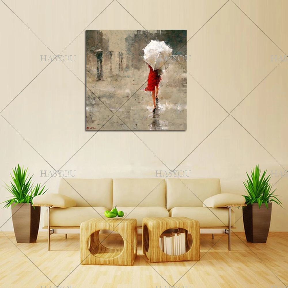 Настенная живопись ручной работы красивый порог домашняя женская современная