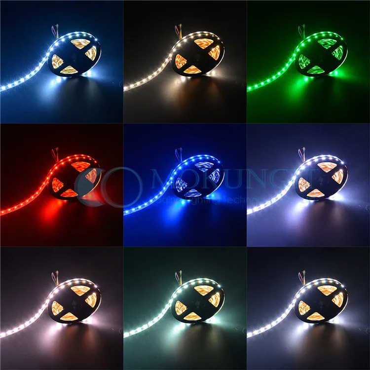 5 м/лот RGBWW цветов в 1 светодиодный чип-лента SMD 5050 гибкий светильник RGB + холодный