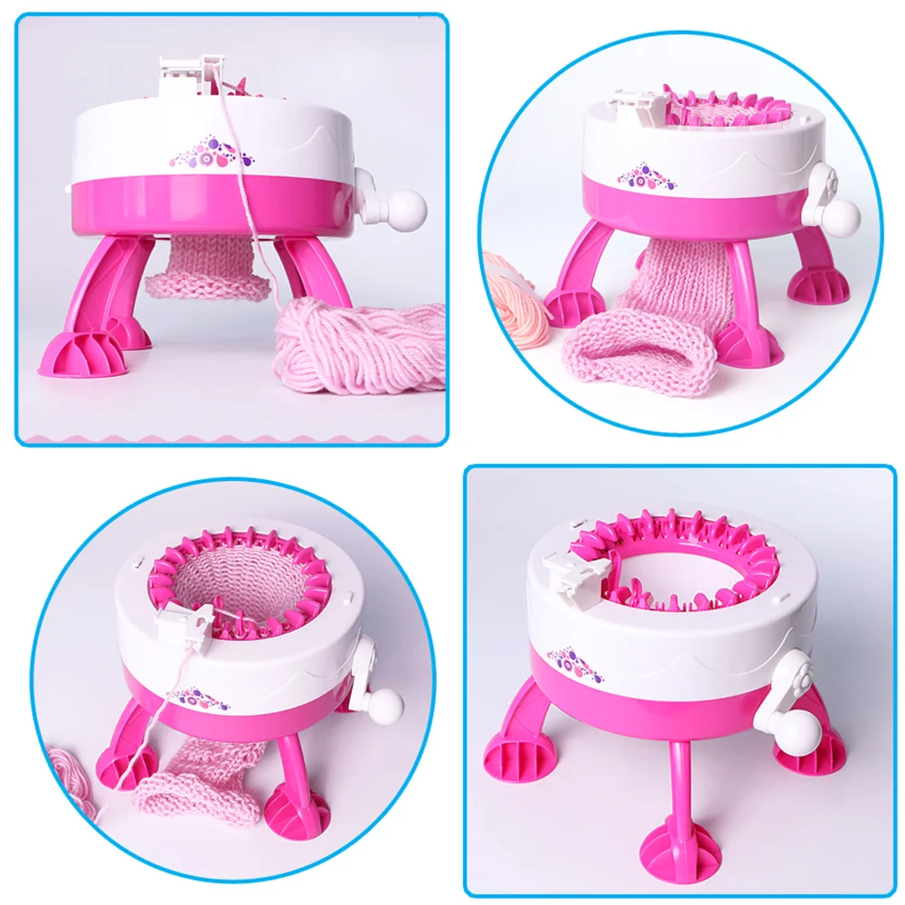 Plastic Knitting Machine Scarf Hat Sock Smart Knitter Kid Learning DIY Toys | Дом и сад