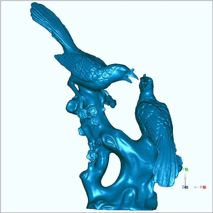 Модель 3D Magpie/Bird stl резная фигурная скульптура 3d модель для станка с ЧПУ в формате