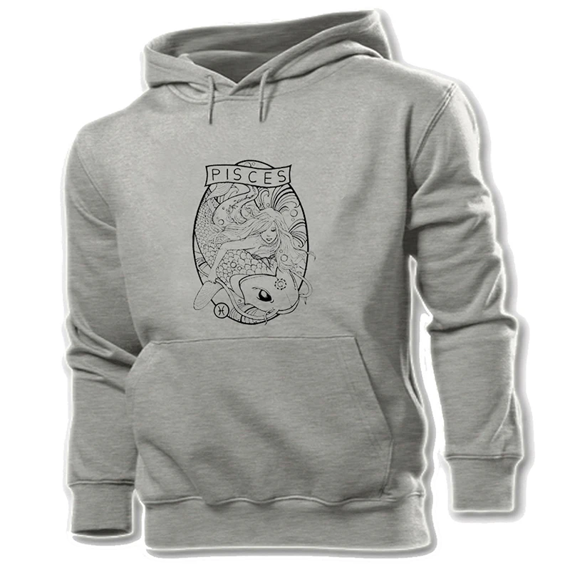 Женская толстовка с капюшоном желтая изображением 12 созвездий Водолей Девы рыбы