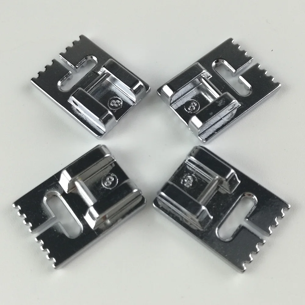 

10pcs Household MultiFunction Tucker Sewing Machine Presser Foot 7 Grooves Presser Foot for Brother for Singer Sewing Tools