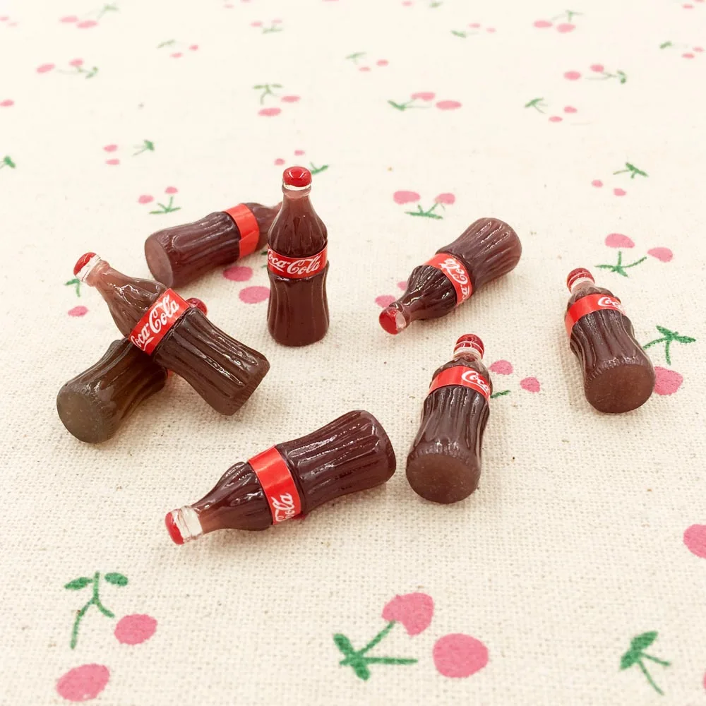 

10 Pieces Kawaii 3D Resin Bottle Fairy House Miniature Garden Decoration Gnome DIY Craft Figurines Dollhouse Ornaments 31mm