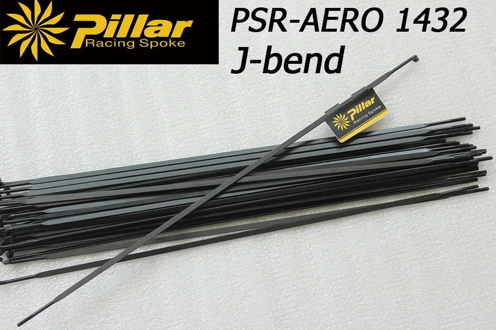 Нержавеющая сталь PSR Aero J-hook спиц столб 1432 черный спиц или прямой тяга для углеродного шоссейного велосипеда или Mtb колеса