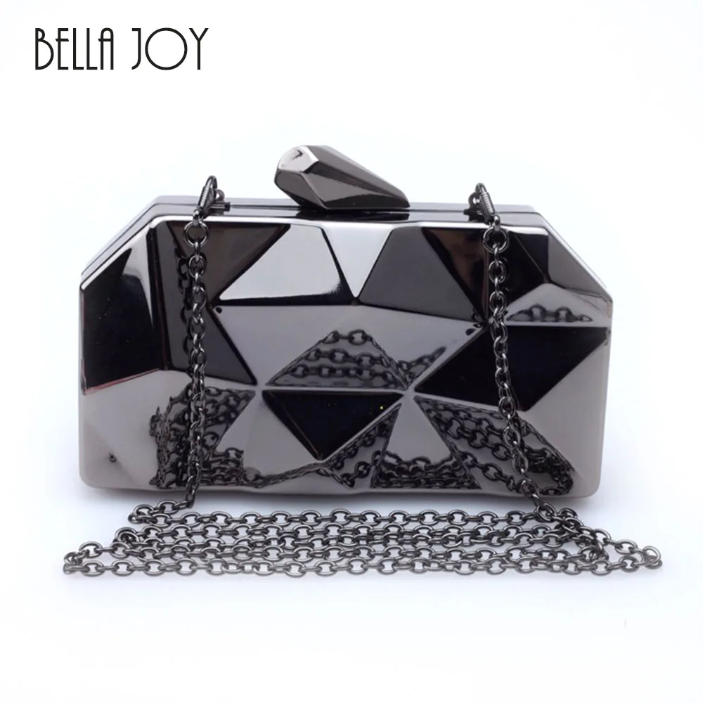 Женский акриловый клатч BELLA JOY вечерняя сумка с геометрическим узором элегантная