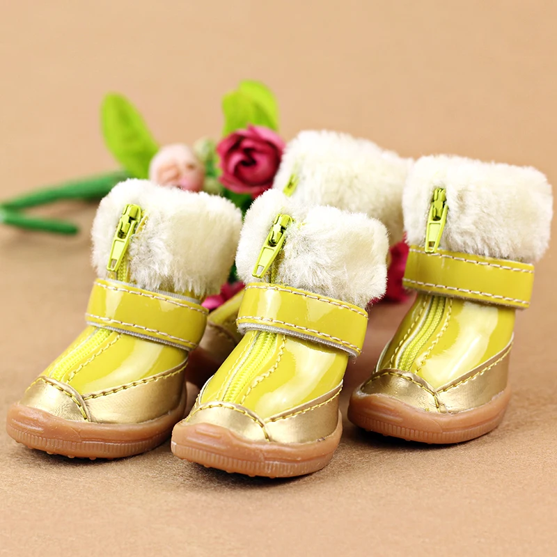 Ботинки для собак Водонепроницаемая Обувь домашних животных с рукавами