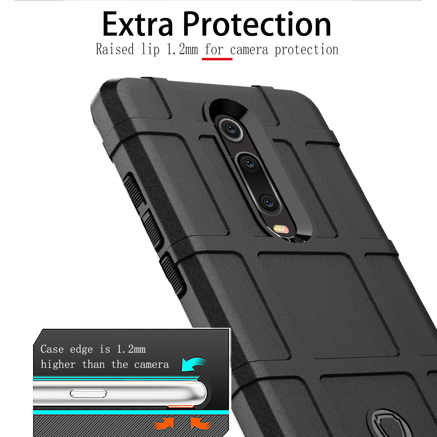KEYSION Shockproof Case For Xiaomi Mi 9T Pro K20 Mi9 SE Soft TPU Armor Drop Resistance Back Phone Cover for Redmi Mi9T | Мобильные