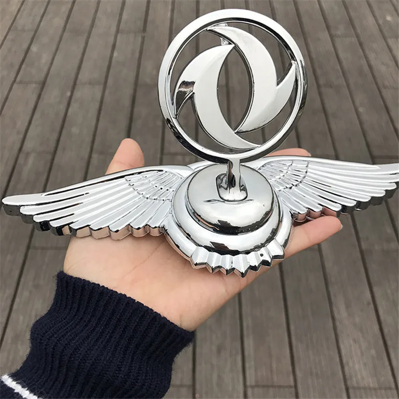 Эмблема из сплава для Dongfeng Fengshen AX7 Cross Ax4 Fengxing 580 S30 H30 наклейка на капот автомобиля серебряный значок Авто Наружное украшение