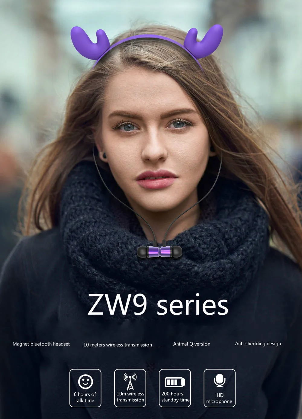 Беспроводная Спортивная bluetooth гарнитура детские наушники с героями мультфильмов