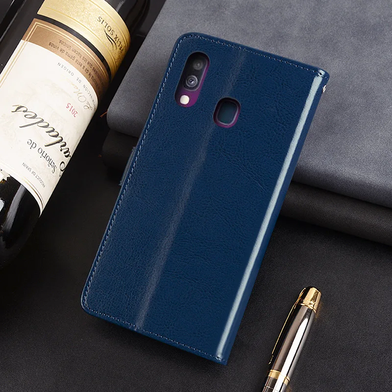 Чехол для Samsung Galaxy A40 роскошный флип-чехол из искусственной кожи кожаный чехол A405FD