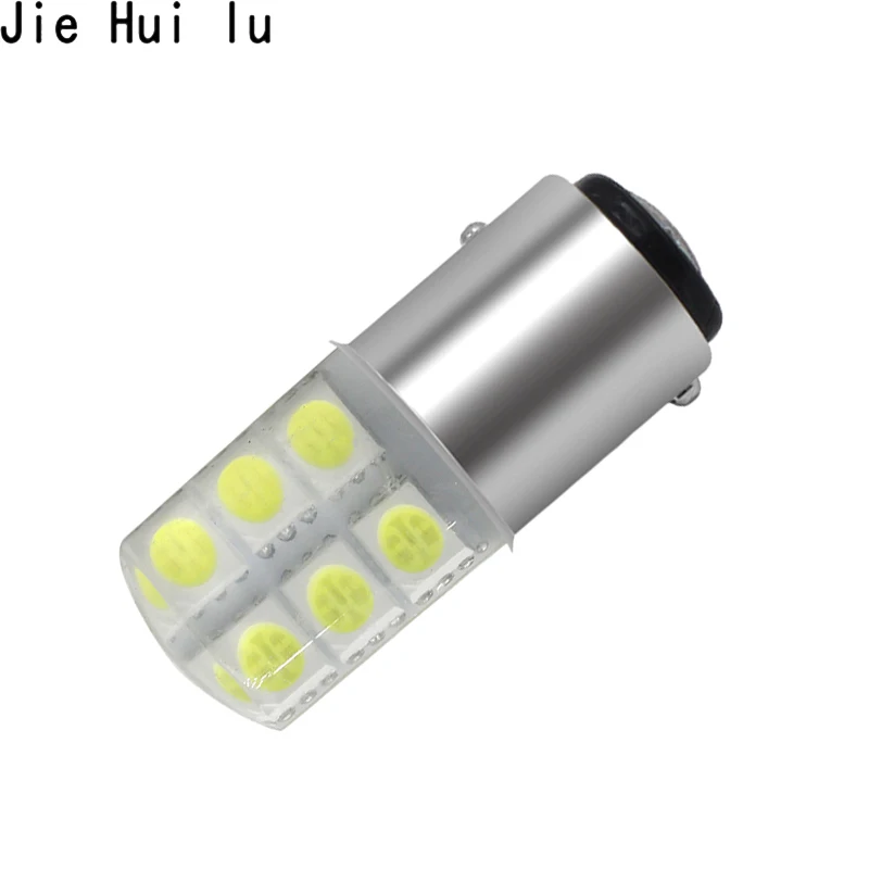 1X1157 1156 BAY15D P21/5 W 2W 2835 5050 SMD 12 Светодиодный светильник для автомобиля, белый, красный, желтый, сигнальный светильник, угловая силиконовая лампа для автомобиля Ba15s