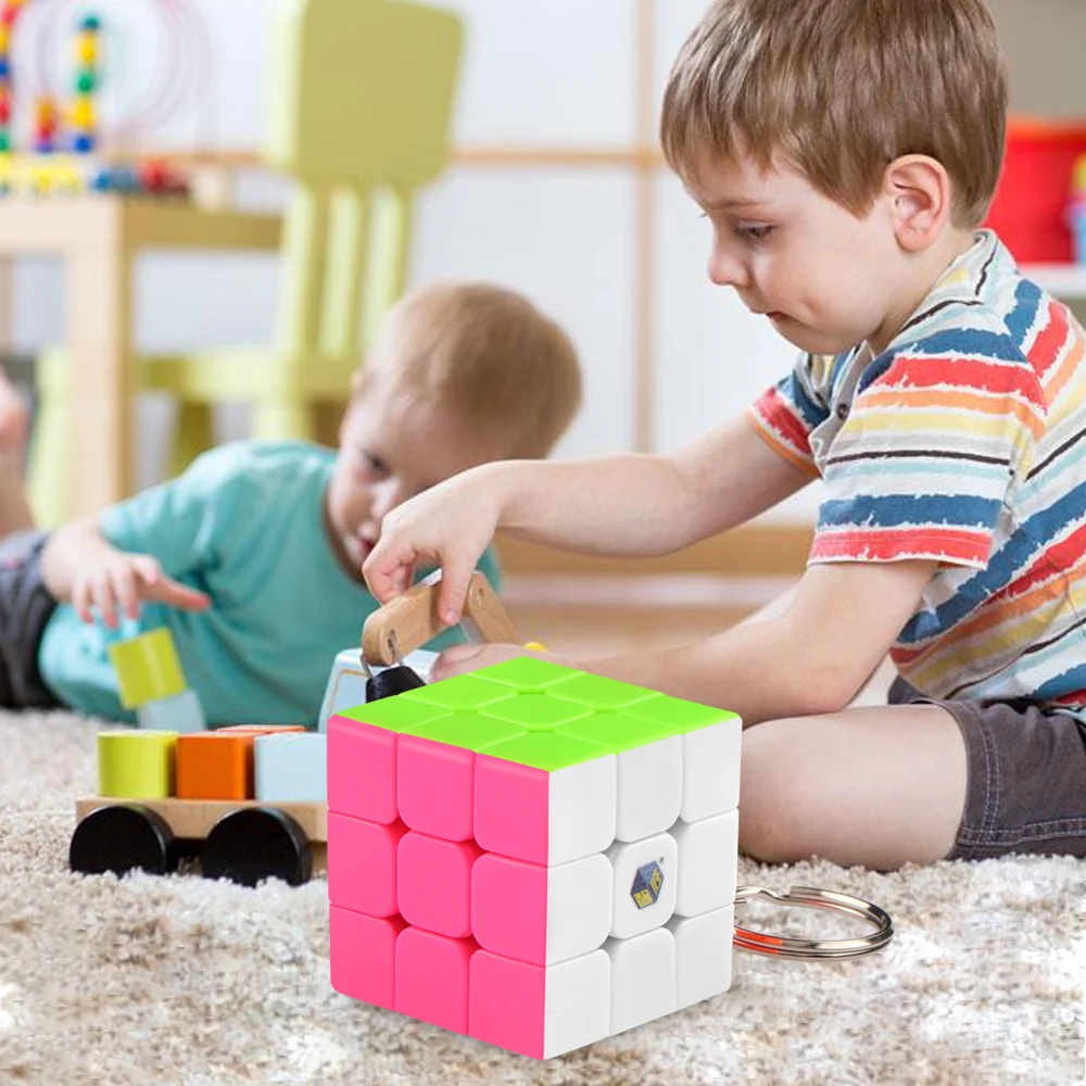 Брелок D-FantiX Yuxin Cube 3x3 мини куб головоломка игрушка (1 38 дюйма) | Игрушки и хобби