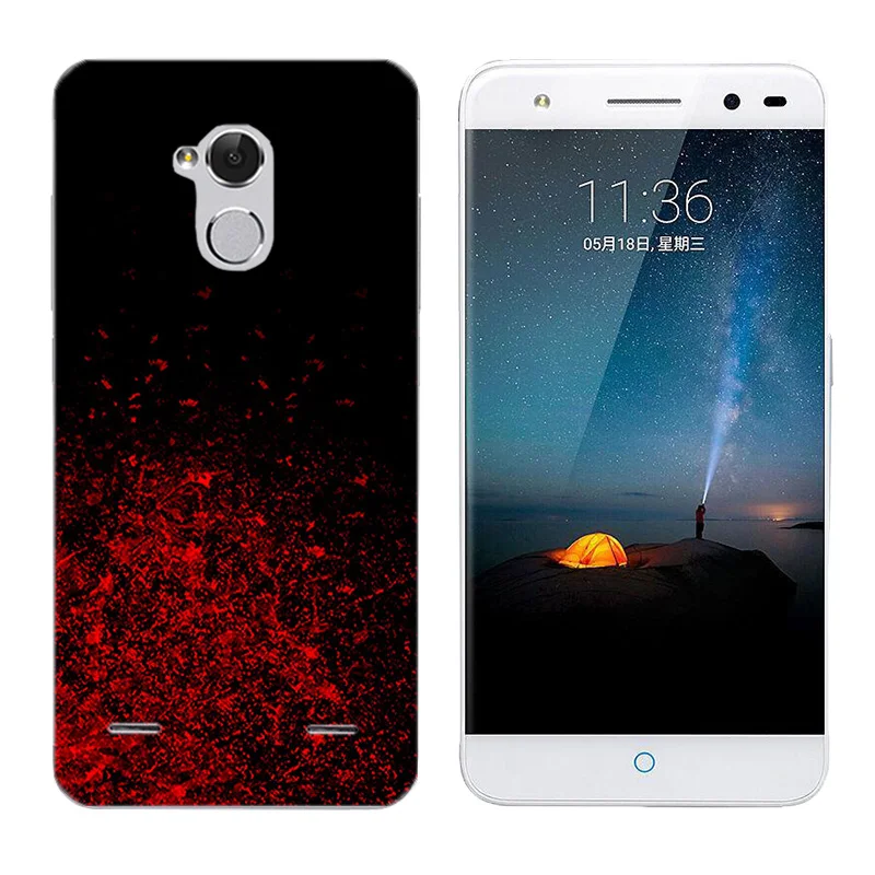 5.0&quot for ZTE Blade BA2 V7 Lite Back Cover Soft Silicone Phone Case Character Printing V7Lite Coque Capa |