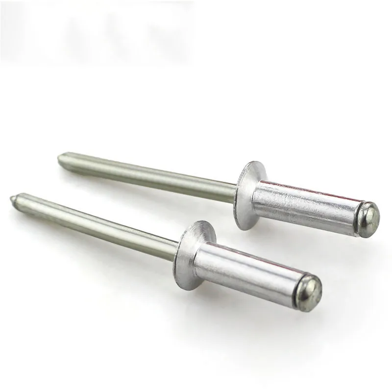 Алюминиевые заклепки с потайными краями 50 шт.-м2 4 Х5/6/8/10/12 декоративные гвозди