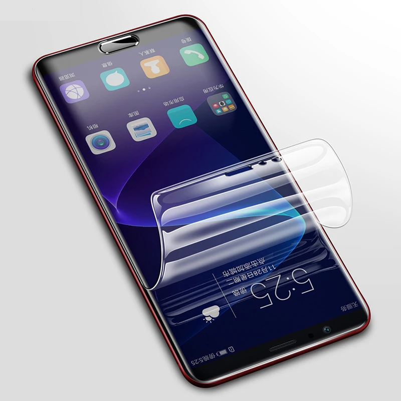 Защитная пленка изогнутая мягкая Гидрогелевая пленка для Xiaomi 9 8 Lite Mix 3 Max 3 PocoPhone F1 Защитная пленка для экрана Redmi Note 7 6 5 Pro