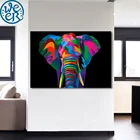 HD холст paingting 1 шт. духовный слон от Weer коллекция цветов природы абстрактные животные украшение дома холст печать