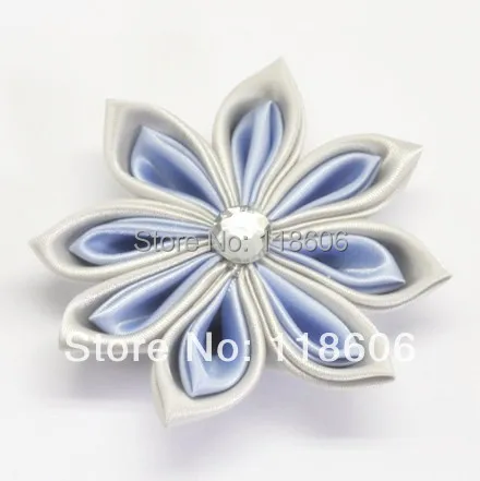 Горячая распродажа 50 шт./лот ручной работы Полиэстеровая атласная лента Kanzashi