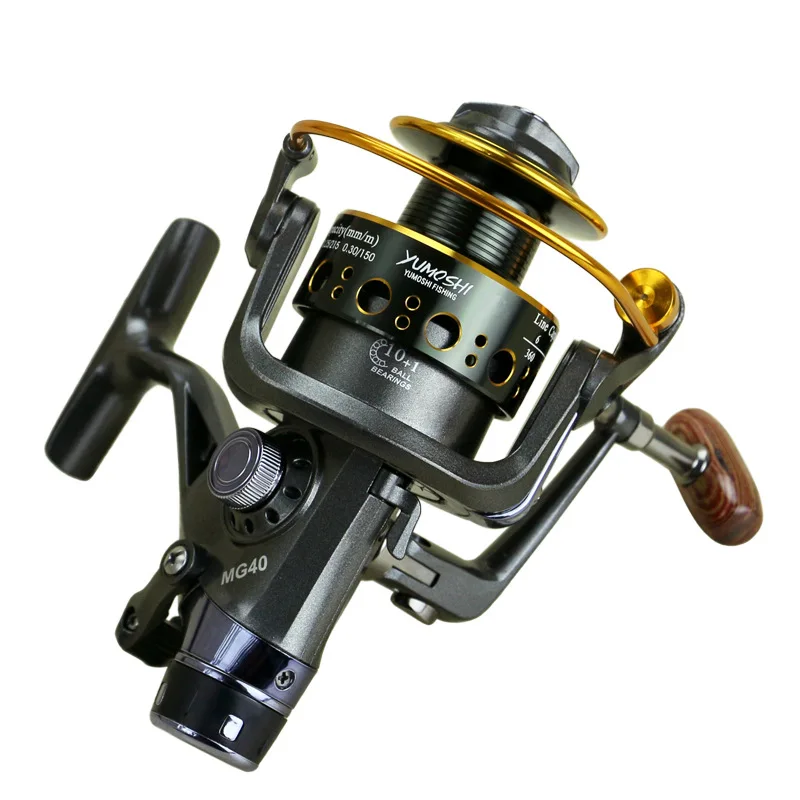 2019 New Double Brake Design Fishing Reel Super Strong Carp Fishing Feeder Spinning Reel Spinning wheel type fishing wheel MG