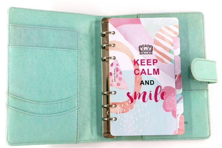 Jamie Notes Fantasy Keep Calm Series A5A6 планировщик разделители для Filofax спиральный блокнот указатель страниц аксессуары канцелярский магазин