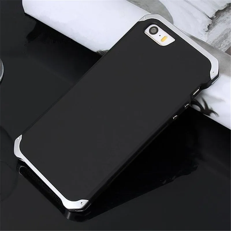 Чехол для iPhone 12 PRO 11 Pro MAX X XS XR 8 6 6S 7 Plus 5S SE 2020 мини Броня Алюминиевый металлический